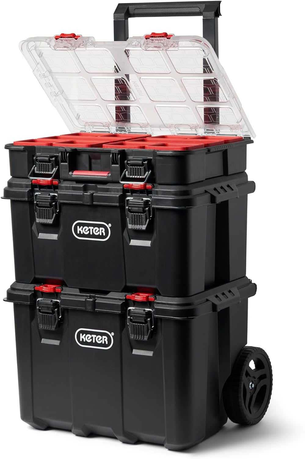 Keter Stack-n-Roll Organizador modular de herramientas