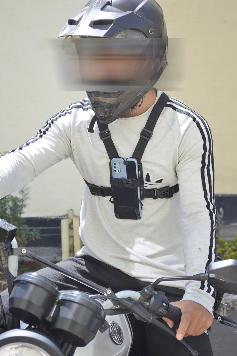 Pechera Soporte Celular Universal Moto Bicicleta