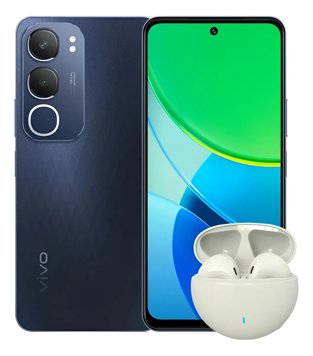 Celular Vivo Y19 S 5g 256gb 6gb RAM Obsidian Black Negro + Audifonos