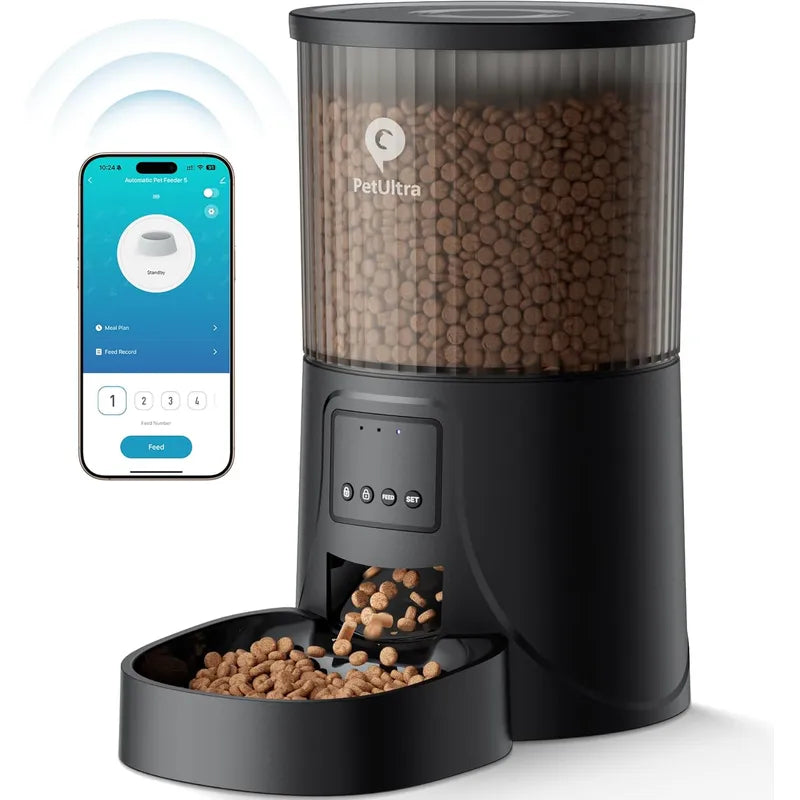 comedor alimentador de mascotas wifi con app