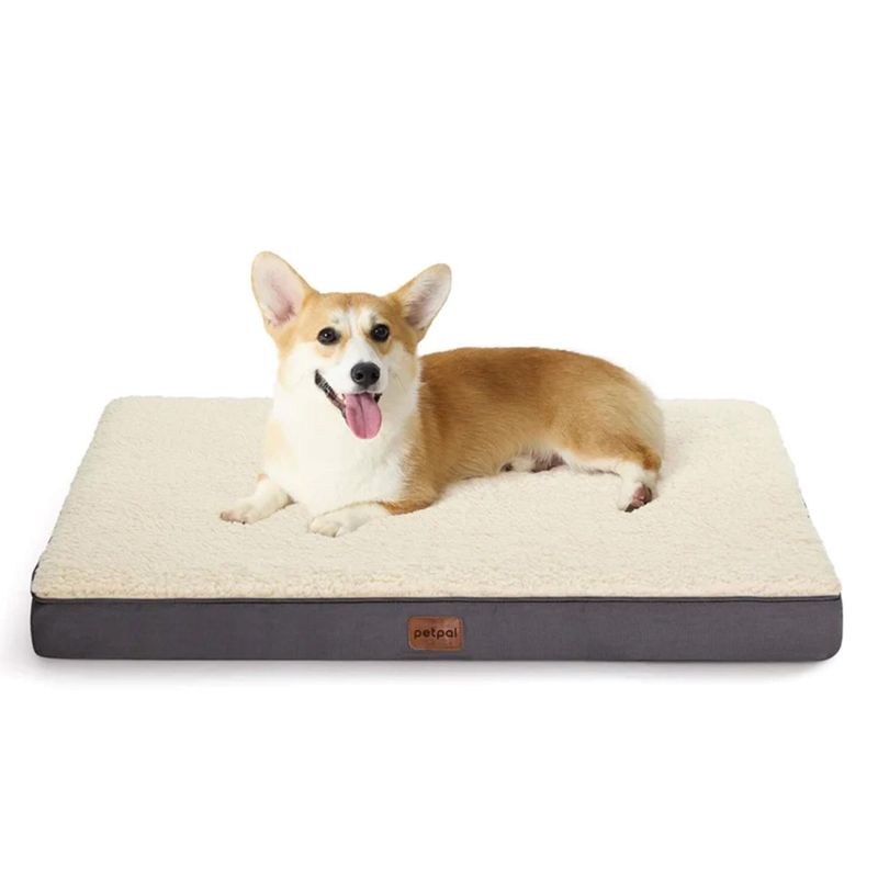 Cama Mascota Perro Reversible Lavable Mediana - Gris - M-