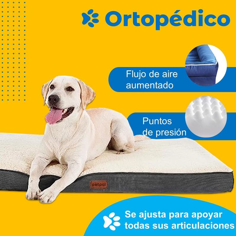 Cama Mascota Perro Reversible Lavable Mediana - Gris - M-