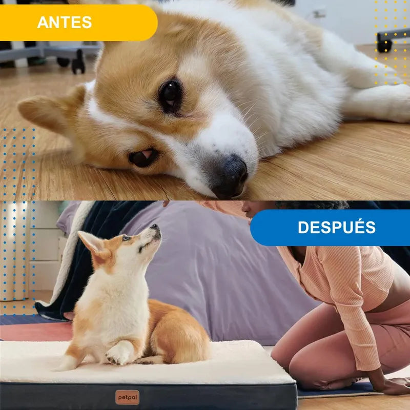 Cama Mascota Perro Reversible Lavable Mediana - Gris - M-