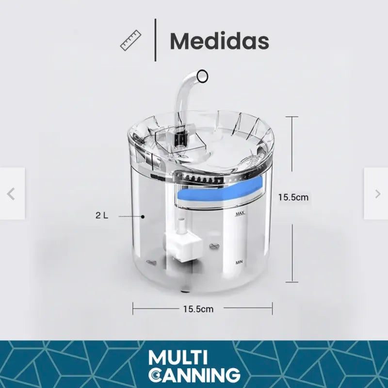 Bebedero para Gato con Sensor Automático