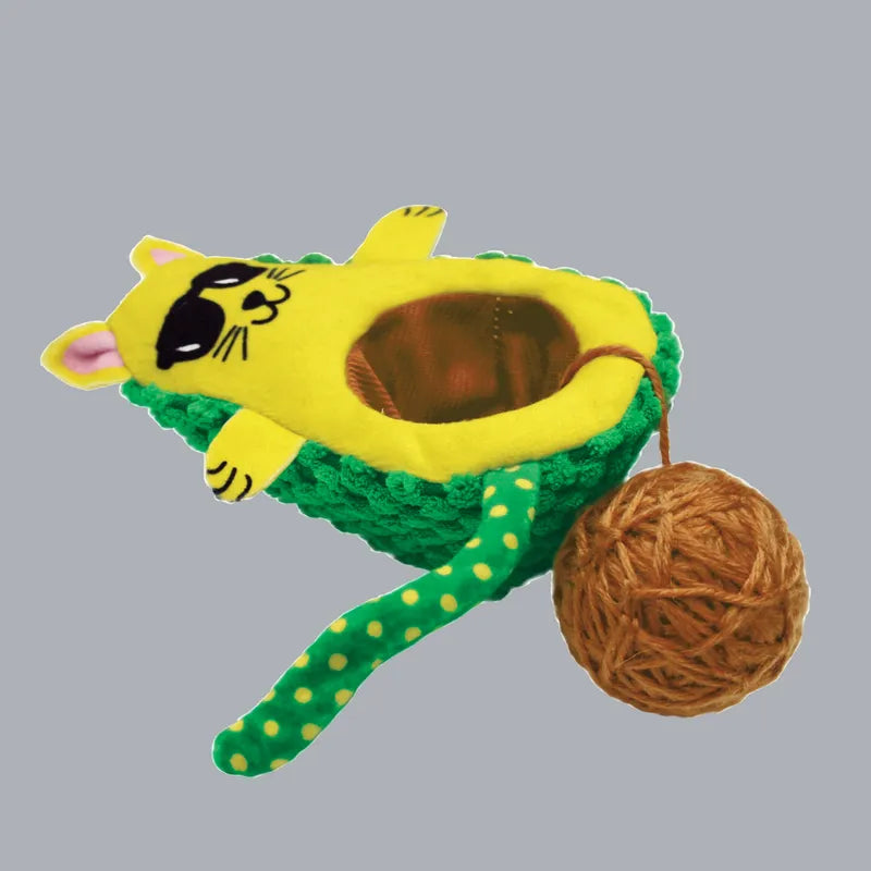 KONG Wrangler Aguacate Peluche Gato