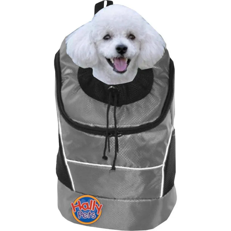 Morral cargador ventana grande 28 cm x 48 cm x 18 cm gris