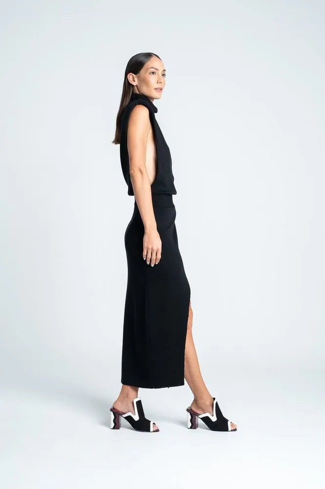 Vestido Largo Tejido