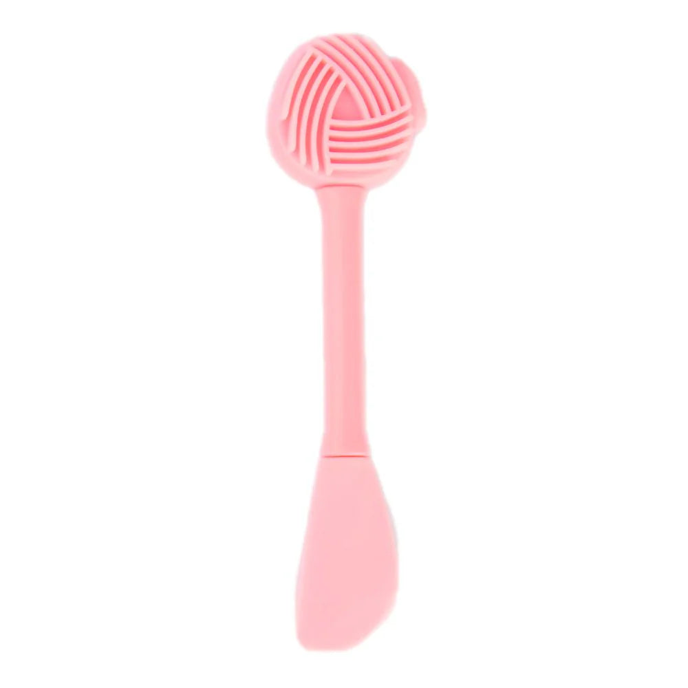 Silicon Brush y Masajeador Rosa