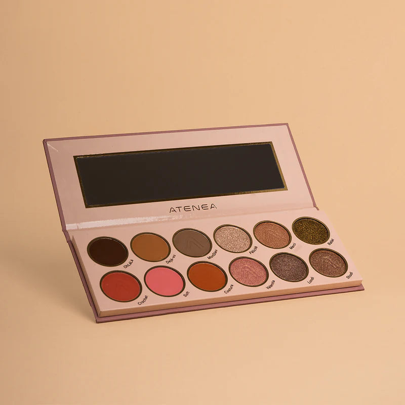 PALETA DE SOMBRAS ROSE 12 TONOS SUBLIME