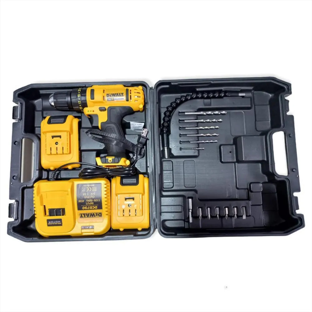 Taladro Percutor Inalámbrico 24V Voltios Tipo Dewalt Atornillador