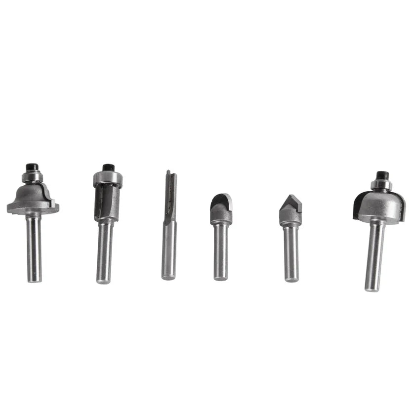 Ruteadora 1500W 8000-23500Rpm + 6 Fresas