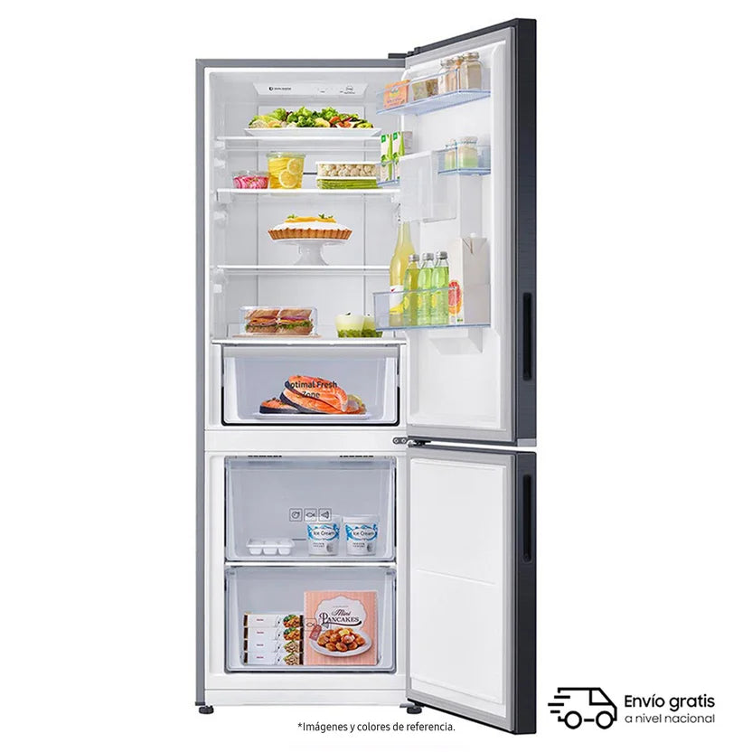 Nevera No Frost Congelador Inferior 307 Litros RB30N4160B1/CO Negro
