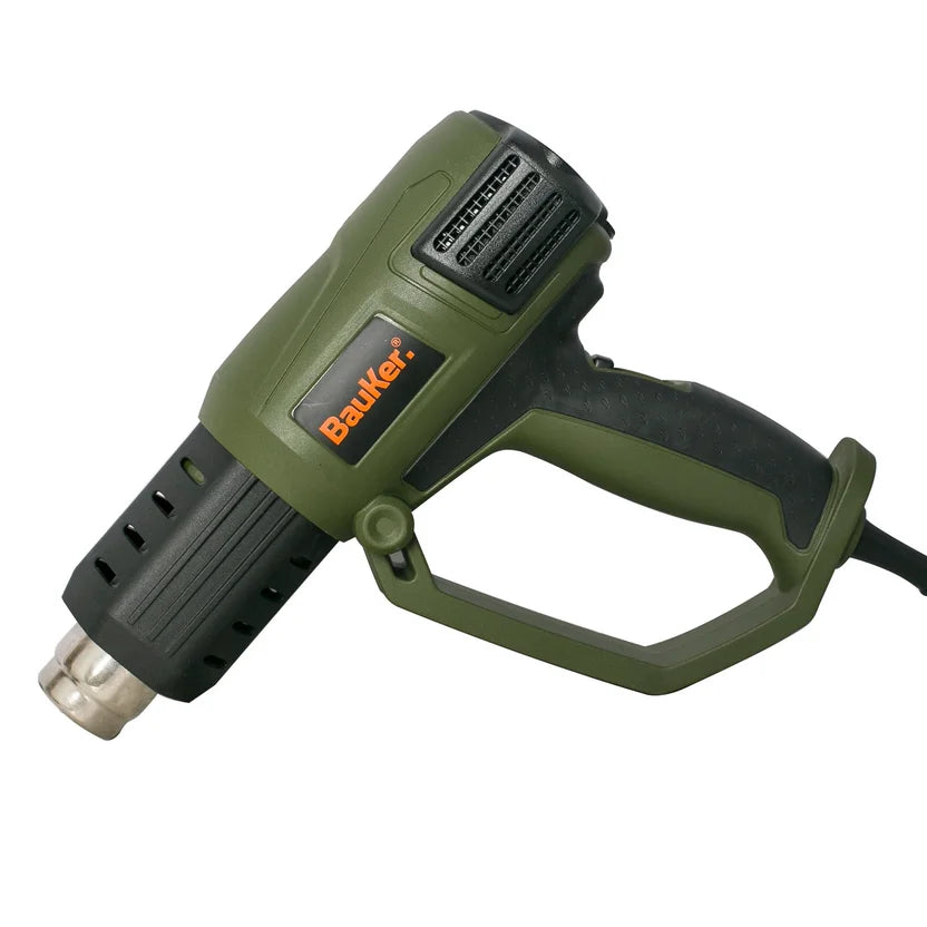 Pistola de Calor 1500W 50-600C° 250-500 lt/min Bauker