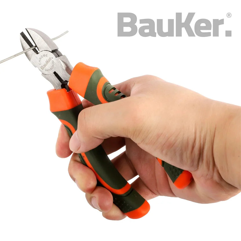 Set Alicates 3 Piezas Bauker