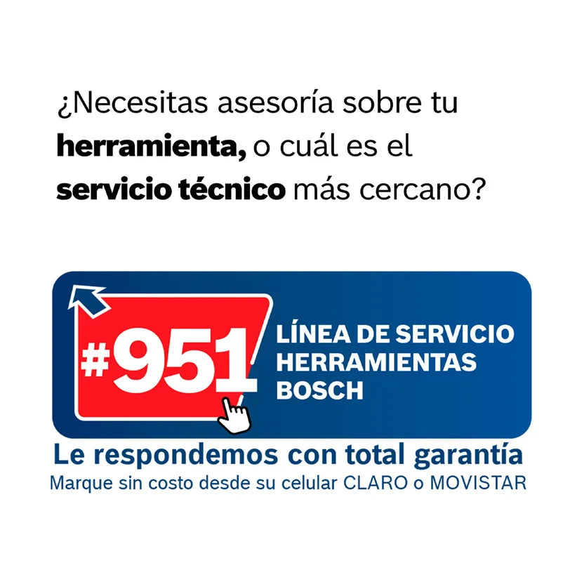 Taladro Rotomartillo SDS-Plus 820w 2.7j 1300rpm Bosch