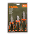 Set Alicates 3 Piezas Bauker