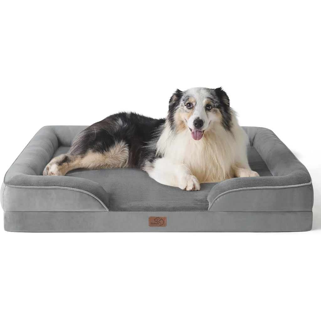Bedsure Cama Ortopédica Extragrande Perros 107x 81x 17 Cms