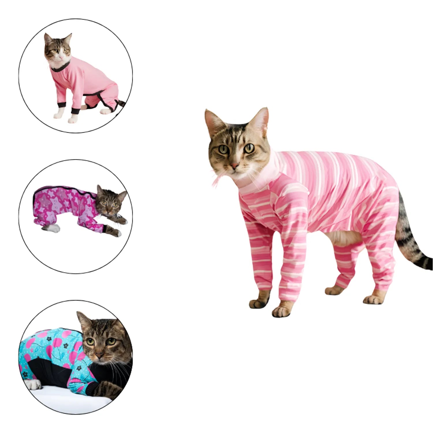PIJAMA PARA GATOS TALLA M